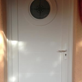 Porte d'entrée en PVC Créal